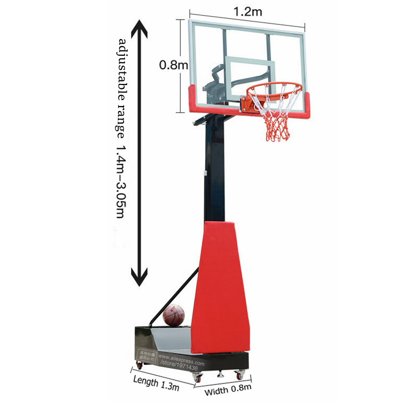 Height Adjustable Portable Mov - đánh giá và giá Sports Equipment Basketball