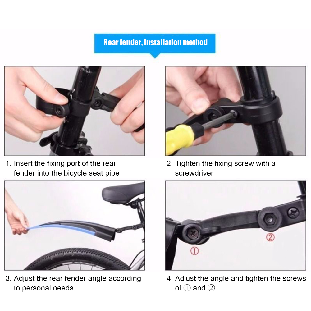 2Pcs Mountain Bike Mudguard Wi - đánh giá và giá Sports Equipment Kit